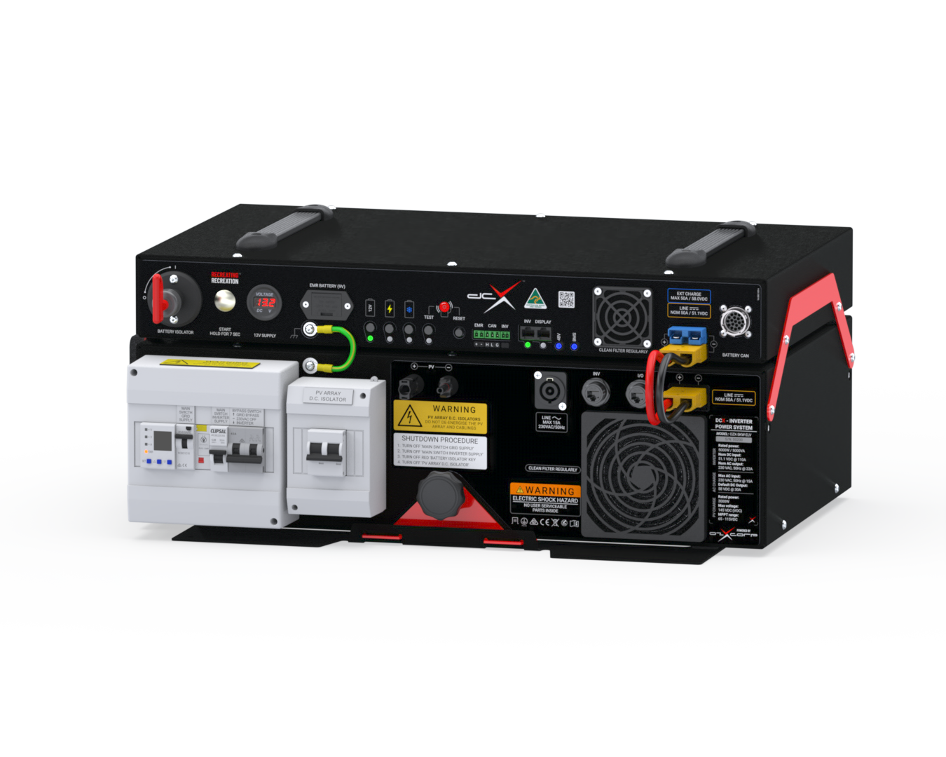 DCX 48V Inverter Power System | 120–450V Solar Input | Off-Grid Caravan & RV Power